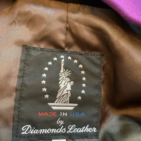 Vintage Black Fringed Cropped Suede Leather Jacket for Women, size Medium - Picture 3 of 6